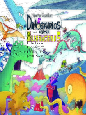 cover image of Dinosaurios contra alienígenas